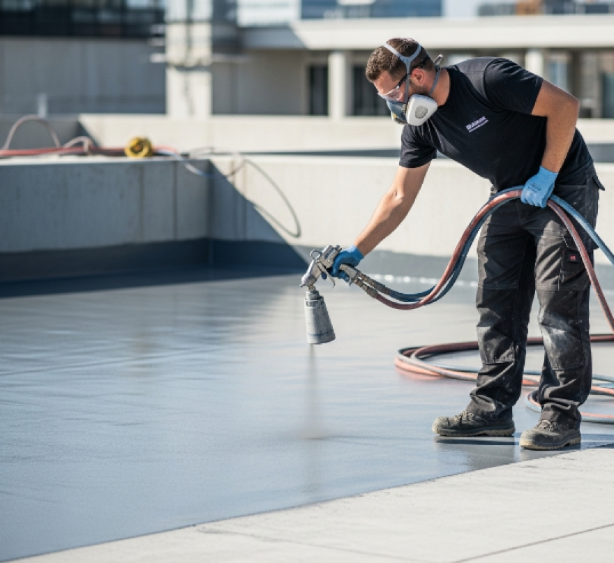 Impermeabilizzazione a Spruzzo con Poliurea: La Soluzione Carrabile per Terrazzi, Balconi e Parcheggi