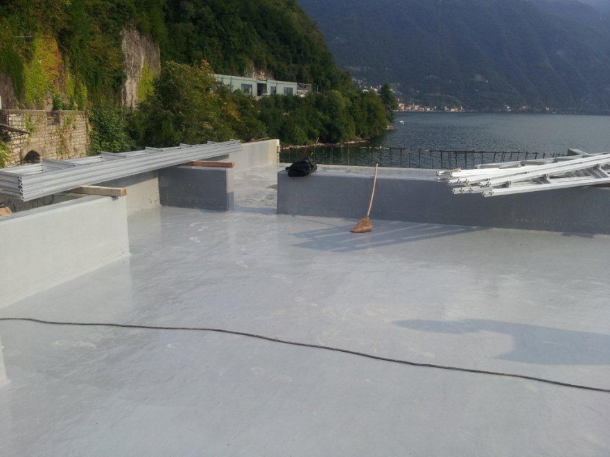 Rivestimento impermeabile di terrazze in poliurea