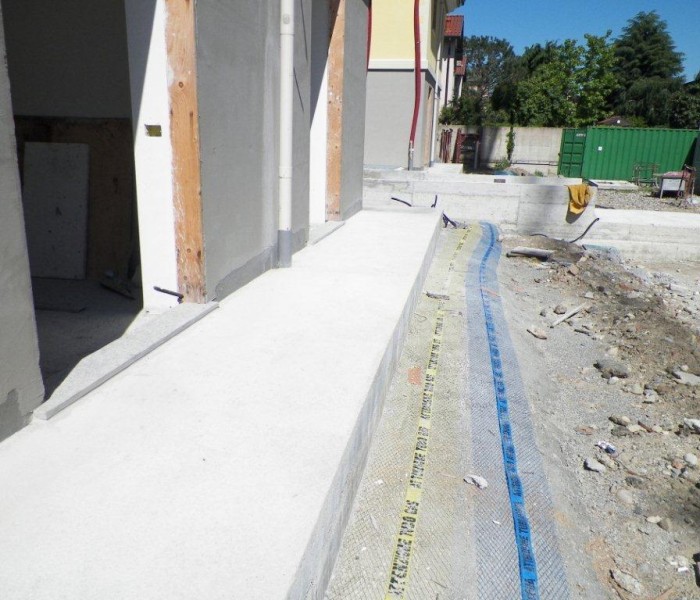 Posa di membrana elastomerica a spruzzo