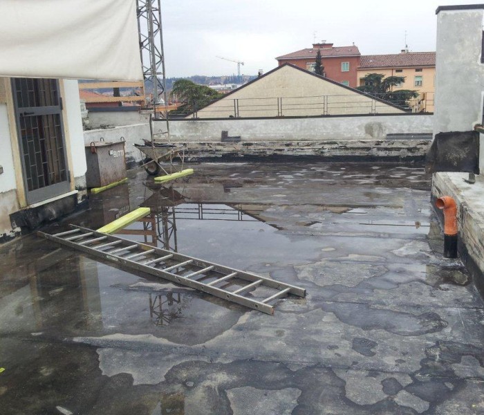 Terrazzo impermeabilizzato in poliurea