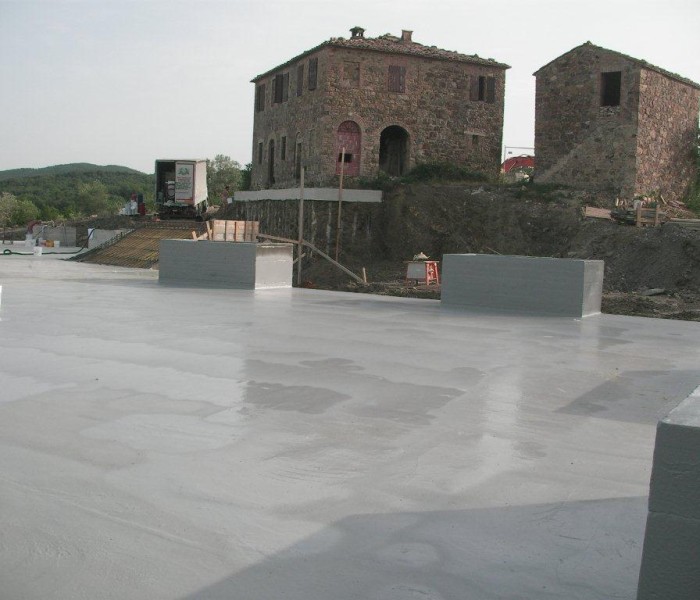 Impermeabilizzazione in Poliurea di cantina a Montalcino